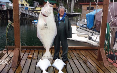 Ardine 119 lb Halibut  - UT